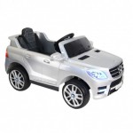 Детский электромобиль Mercedes-Benz ML350 серебристый глянец - магазин СпортДоставка. Спортивные товары интернет магазин в Троицке 