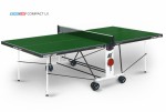 Теннисный стол для помещения Compact LX green усовершенствованная модель стола 6042-3 - магазин СпортДоставка. Спортивные товары интернет магазин в Троицке 