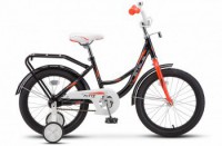 Детский велосипед Stels Flyte 18" Z011 Чёрный красный 2022 - магазин СпортДоставка. Спортивные товары интернет магазин в Троицке 