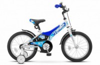 Детский велосипед Stels Jet 16" Z010 синий белый 2022 - магазин СпортДоставка. Спортивные товары интернет магазин в Троицке 