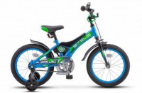 Детский велосипед Stels Jet 16" Z010 синий черный  2022 - магазин СпортДоставка. Спортивные товары интернет магазин в Троицке 