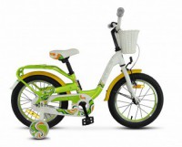 Детский велосипед Stels Pilot-190 16" V030 Зелёный жёлтый белый 2022 - магазин СпортДоставка. Спортивные товары интернет магазин в Троицке 